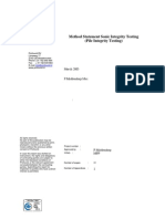 Method Statement Sonic Integrity Testing PDF