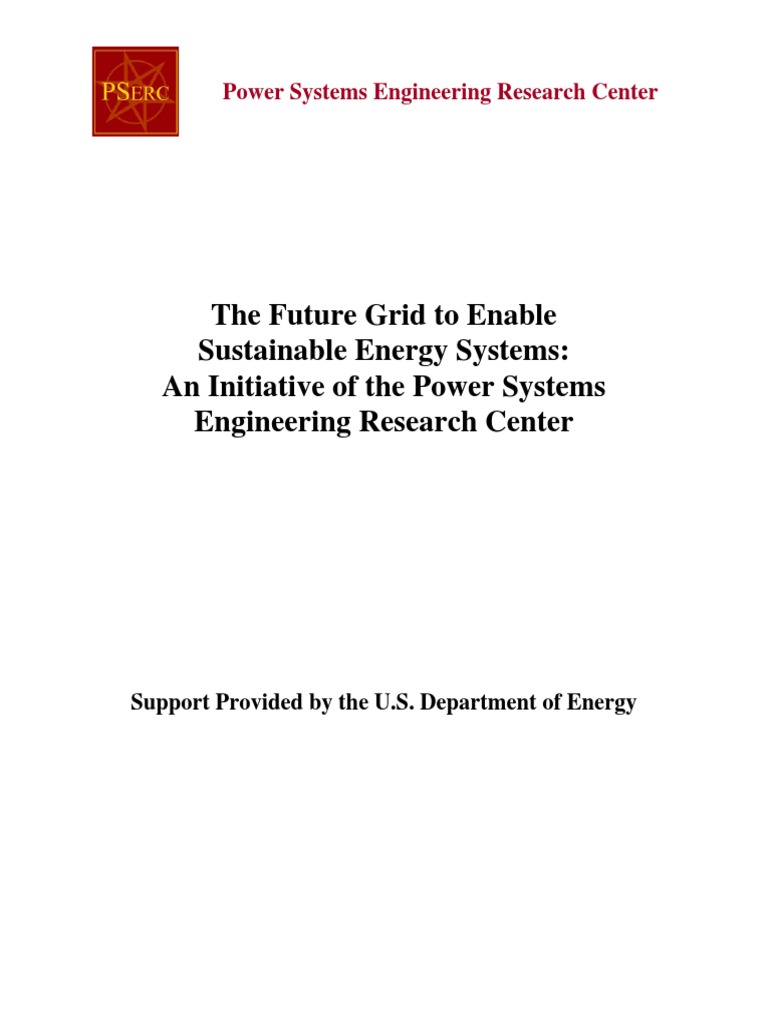 Future Grid for Sustainable Energy Systems | PDF | Electrical Grid ...