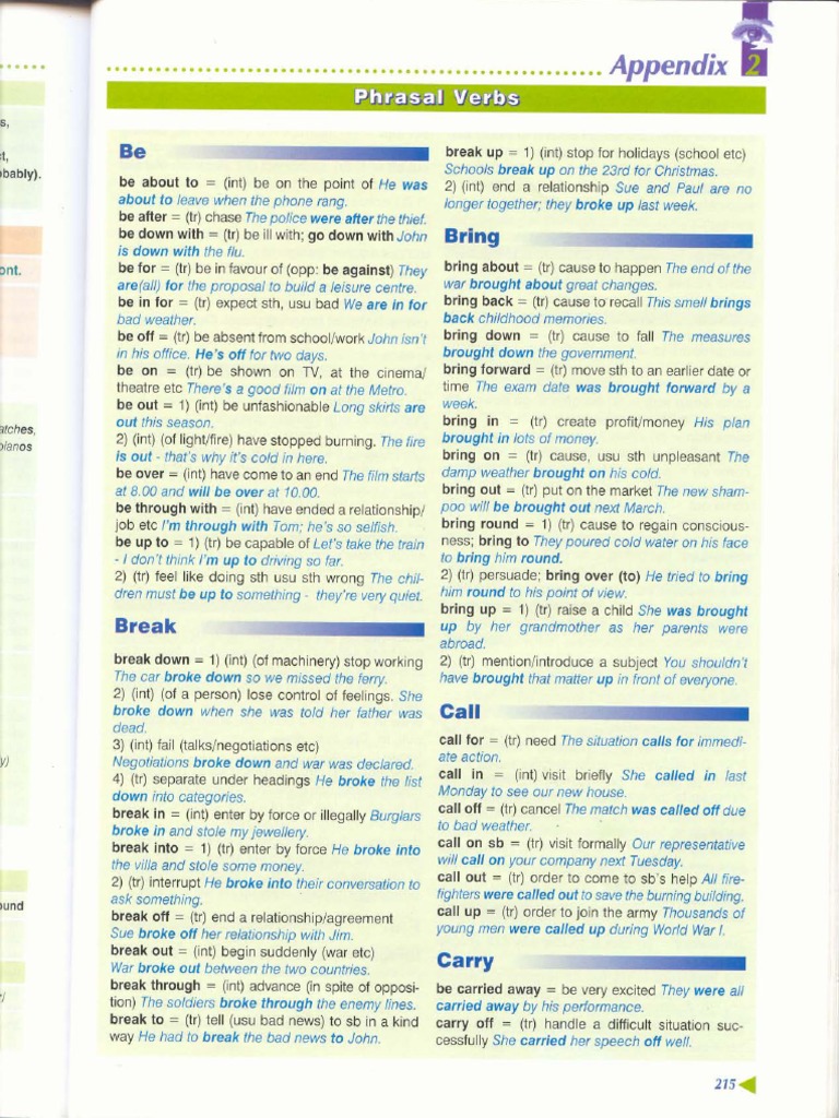Phrasal Verbs Fce 2 PDF | PDF