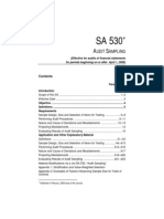 SA 530 Audit Sampling Guide