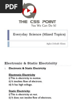 Everyday Science (Mixed Topics) - Class Lecture PDF