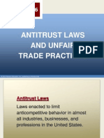 Antitrust Laws and Unfair Trade Practices