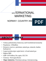 Norway Country Analysis for International Marketing