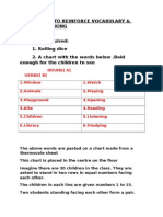 An Activity To Reinforce Vocabulary & Sentence Making