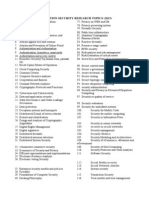 Topics For Compsec13 PDF
