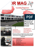 Learning Empowers: Welcome To Plumstead Manor Sixth Form!
