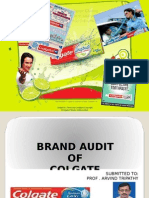 Brand Audit of Colgate Submitted To