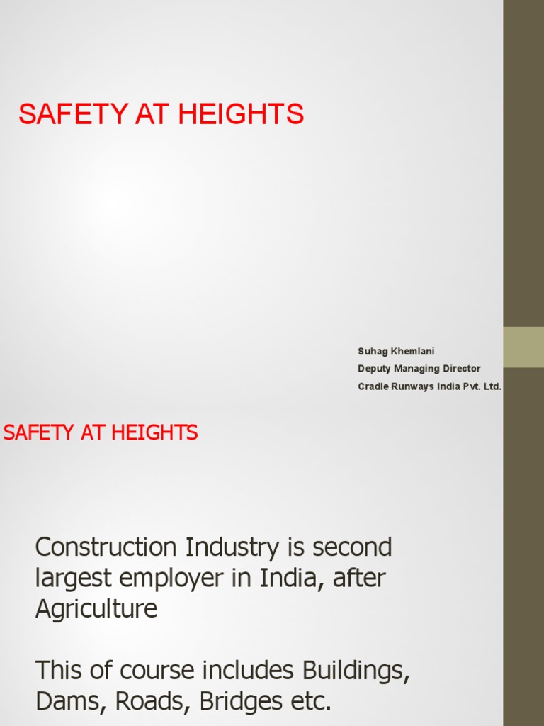 Safety Protocols for Working at Heights | PDF | Safety | Industries