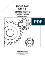 Dynapac CM 13: Spare Parts Catalogue