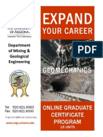 MGE Geomechanics Certificate Program