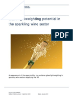 Glass Lightweighting Potential in The Sparkling Wine Sector: Final Report