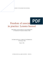 Freedom of Association in Practice: Lessons Learned: Report of The Director-General