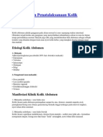 Diagnosis Dan Penatalaksanaan Kolik Abdomen