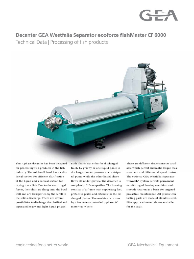 RR_Decanter GEA WS Ecoforce FishMaster CF 6000 Separating Decanter En