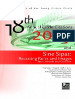 Young Critics Circle Film Desk Annual Citation For 2007 PDF