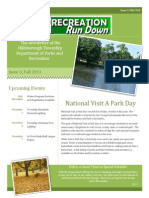 Recreation Run Down: Issue 3 (Fall 2013)