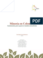 Minería en Colombia Fundamentos para superar el modelo extractivista - Contraloría General de la Repúbica