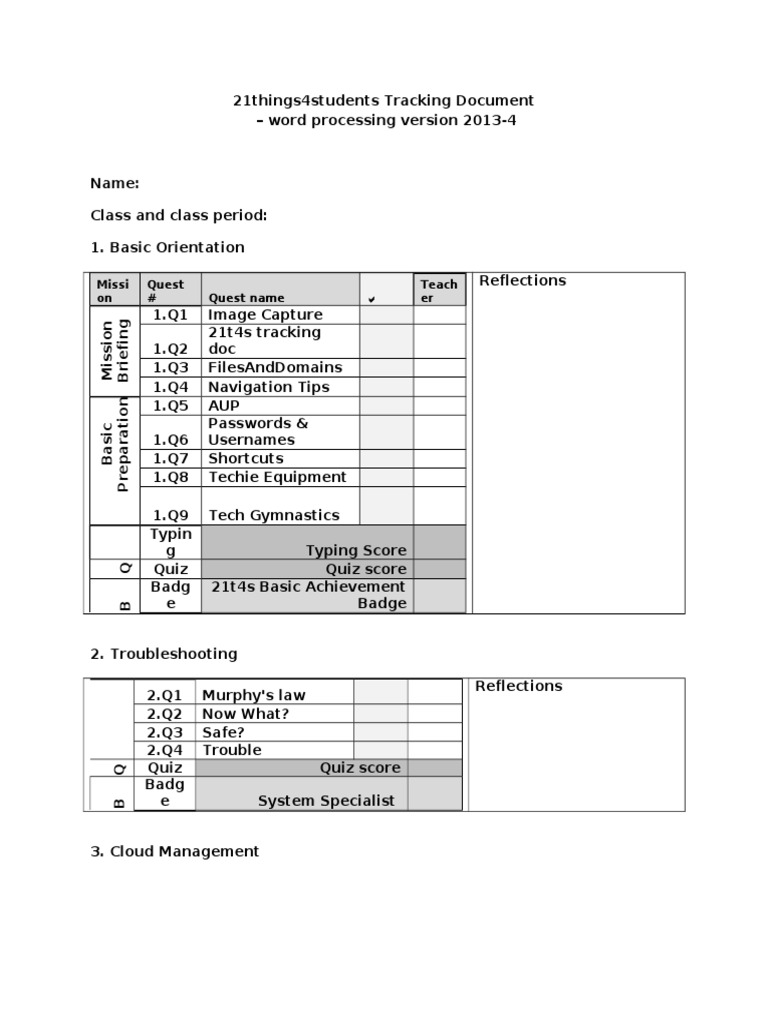 Student Tech Skills Tracker | PDF | Teaching Methods & Materials ...
