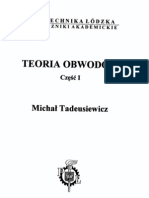 Michał Tadeusiewicz - Teoria obwodów cz.1
