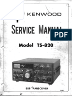 Kenwood TS820 Service Manual