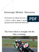 Gyroscopic Motion Precession