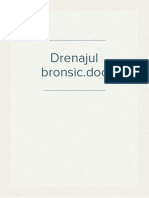 Drenajul Bronsic