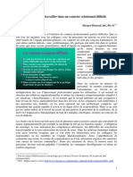 Apprendre A Travailler Dans Des Situations Relationnelles Difficiles PDF