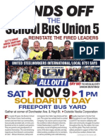 Hands Off the School Bus Union 5!