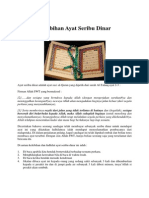 Kelebihan Ayat Seribu Dinar PDF