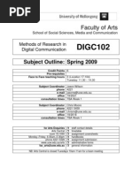 DIGC102 Spring 2009