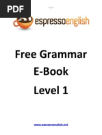 Free English Grammar Ebook Beginner PDF