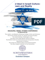 NU Israel Conference Program PDF