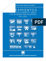 Lineamientos de política económica, social y de seguridad para Guatemala 2012-2021