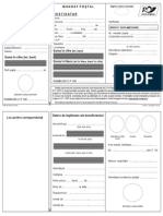 Mandat Postal Persoane Fizice PDF