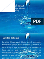 Calidad Del Agua y Muestreo