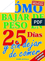 Bajar de Peso en 25 Diaz y Sin Dejar de Comer