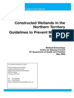 Constructed Wetlands in The Northern Territory Guidelines To Prevent Mosquito Breeding