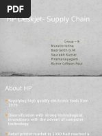Download HP Deskjet- Supply Chain by saurabhku12 SN18180160 doc pdf