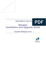 UGD-D00131 Netspan Installation and Upgrade Guide SR10 0 Rev H1