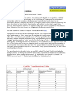 Transliterating Ukrainian: Cyrillic Transliteration Table