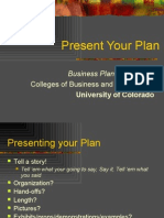 Present Your Plan: Colleges of Business and Engineering