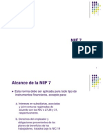 NIIF 7 Requisitos de revelación de instrumentos financieros