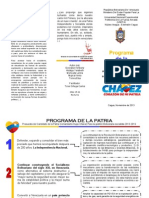 Triptico Programa de La Patria 2013-2019 Etica