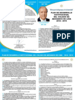 PLAN DE DESARROLLO INSTITUCIONAL DEL COLEGIO DE ABOGADOS DE LIMA 2014-2015
