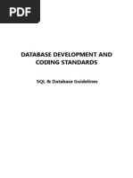 Database Development and Coding Standards