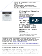 Telford, Thomas (1823) Report of Thomas Telford, Esq. On Effects Which Will Be Produeced On River Thames by Rebuilding of London Bridge PDF