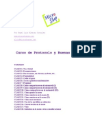 Curso de Protocolo Y Buenas Maneras