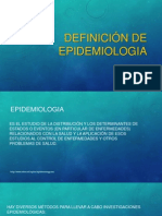 Definición de Epidemiologia