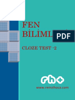 Uds Fen Bilimleri Cloze Test 2-1