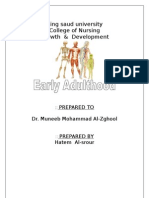 King Saud University College of Nursing Gorwth & Development